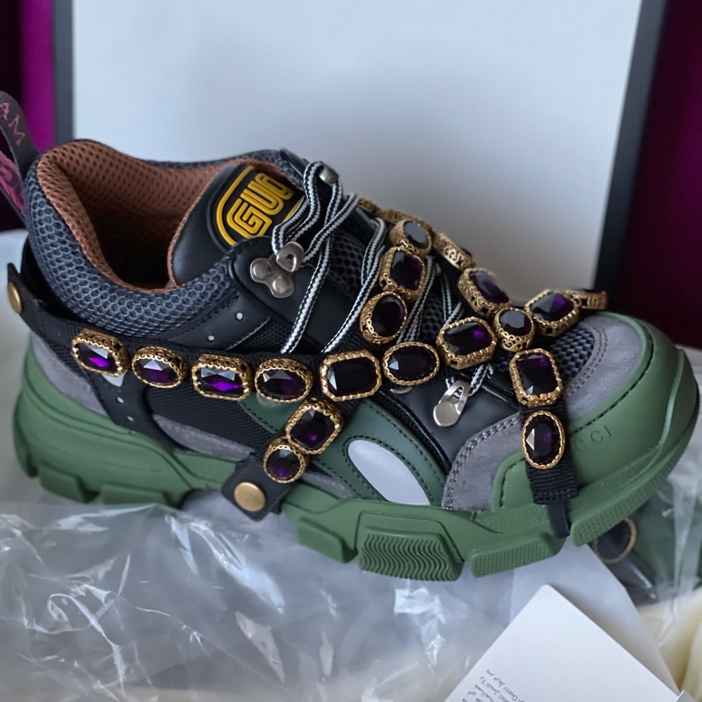 NIB Gucci FlashTrek sneakers size 37.5